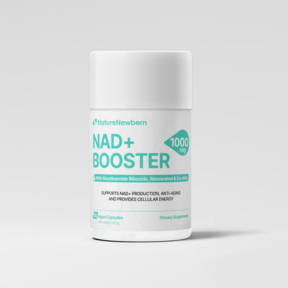 NAD+ Booster High Purity NAD+ Supplement for Triple Anti-Aging, Energy, Focus - 60 Count - Vitamin & Wellness Dietary Healthcare Edible Nutrition Fitness