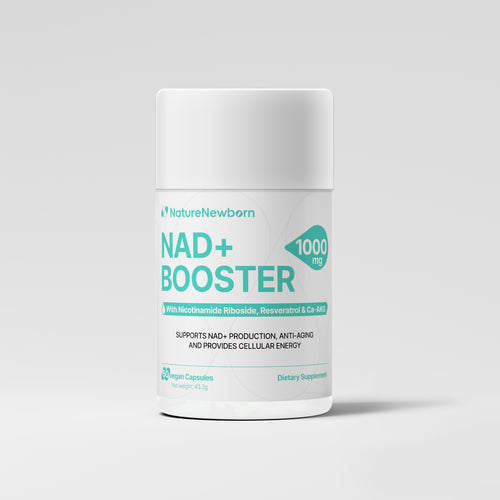 NAD+ Booster High Purity NAD+ Supplement for Triple Anti-Aging, Energy, Focus - 60 Count - Vitamin & Wellness Dietary Healthcare Edible Nutrition Fitness