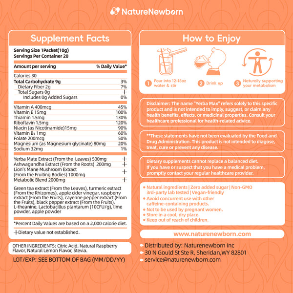 Yerba Max Drink Mix